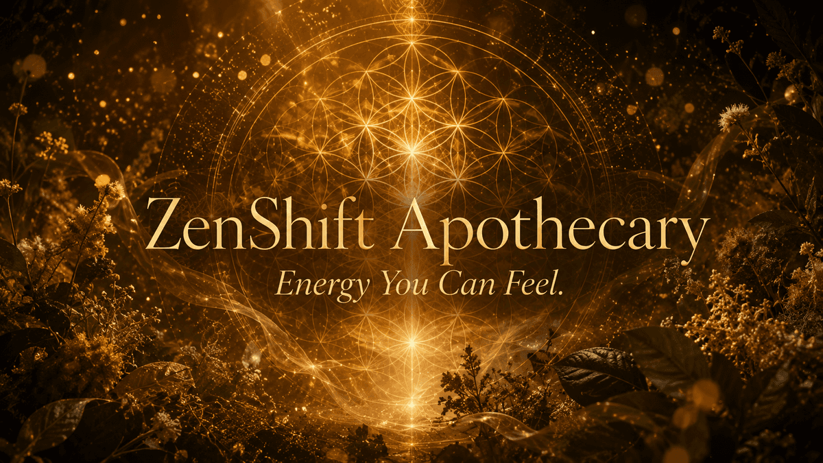 ZenShift Apothecary portal hero artwork